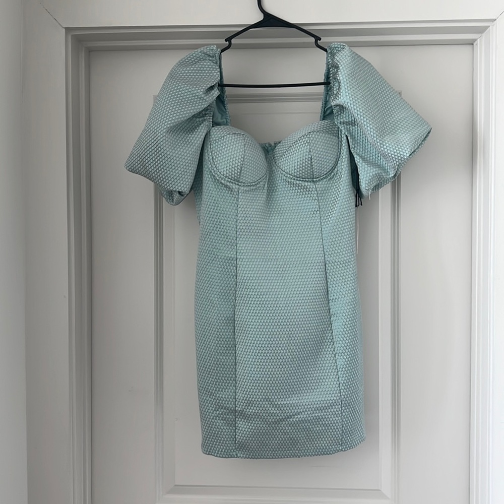 Mint Blue Cocktail Dress perfect for spring!